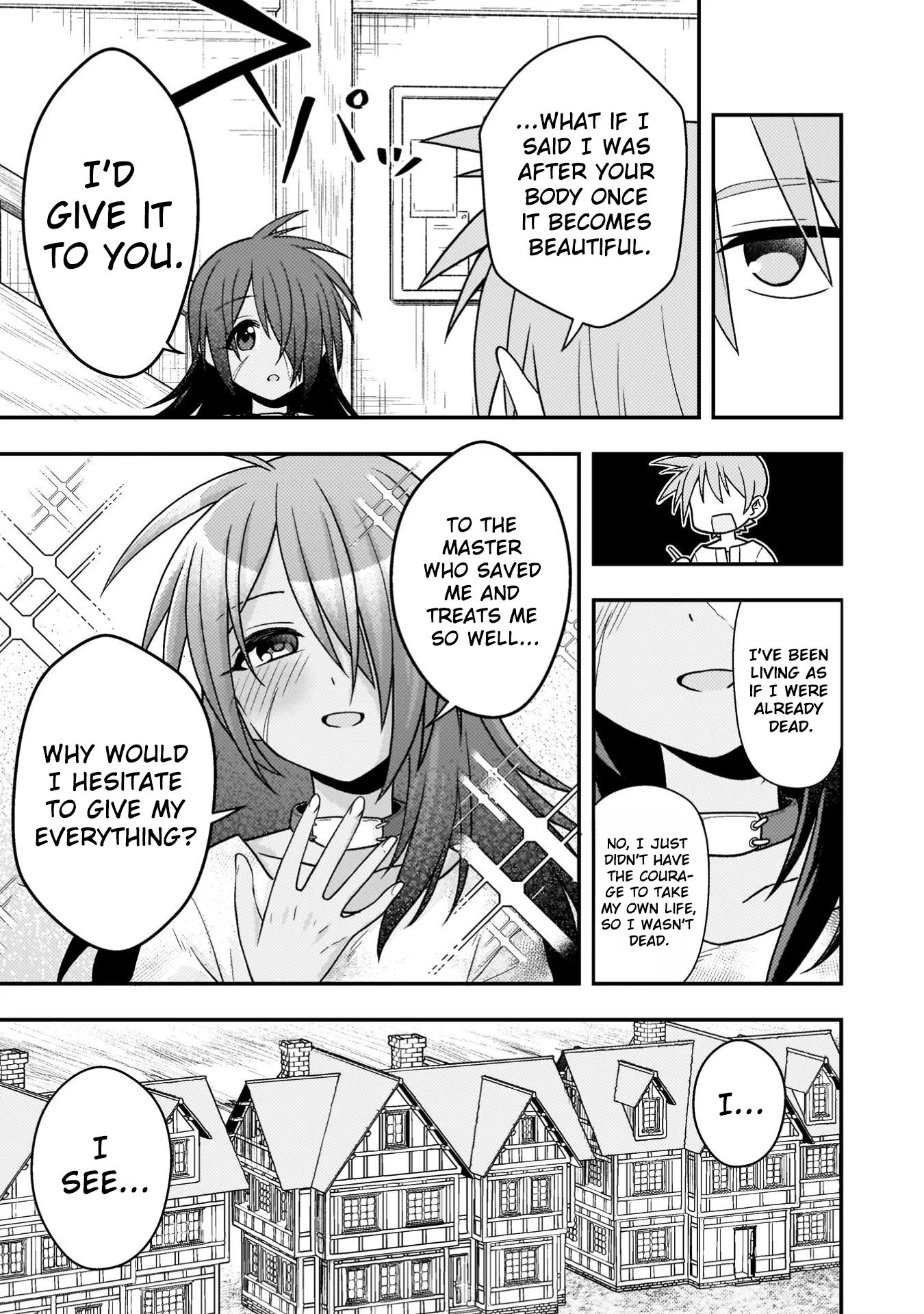 Inochiwake no Boukensha ~Fukou Shoujo wo Sukuttara Zenryoku de Suuhai Sareta node Sekinin Torazaru wo Enai~ Chapter 2 page 23 - 