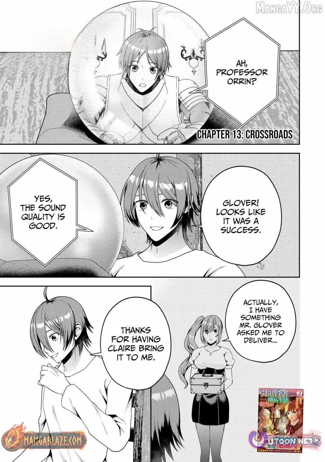 Intai Kenja wa Nonbiri Kaitaku Seikatsu wo Okuritai Chapter 13 page 2 - 