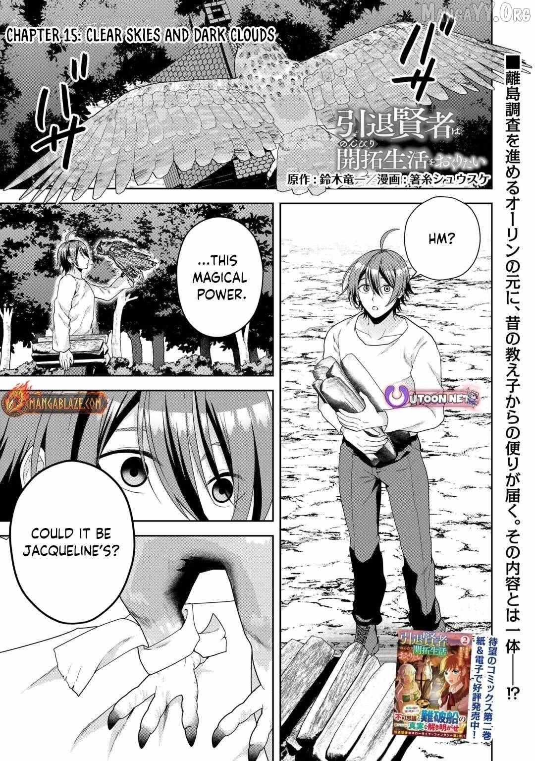 Intai Kenja wa Nonbiri Kaitaku Seikatsu wo Okuritai Chapter 15 page 2 - 