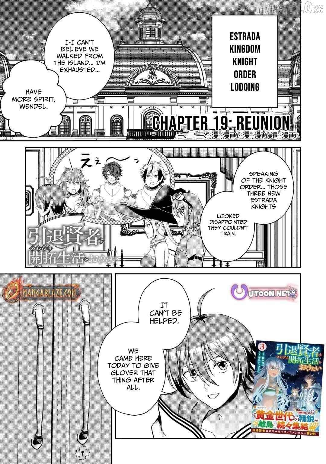 Intai Kenja wa Nonbiri Kaitaku Seikatsu wo Okuritai Chapter 19 page 3 - 