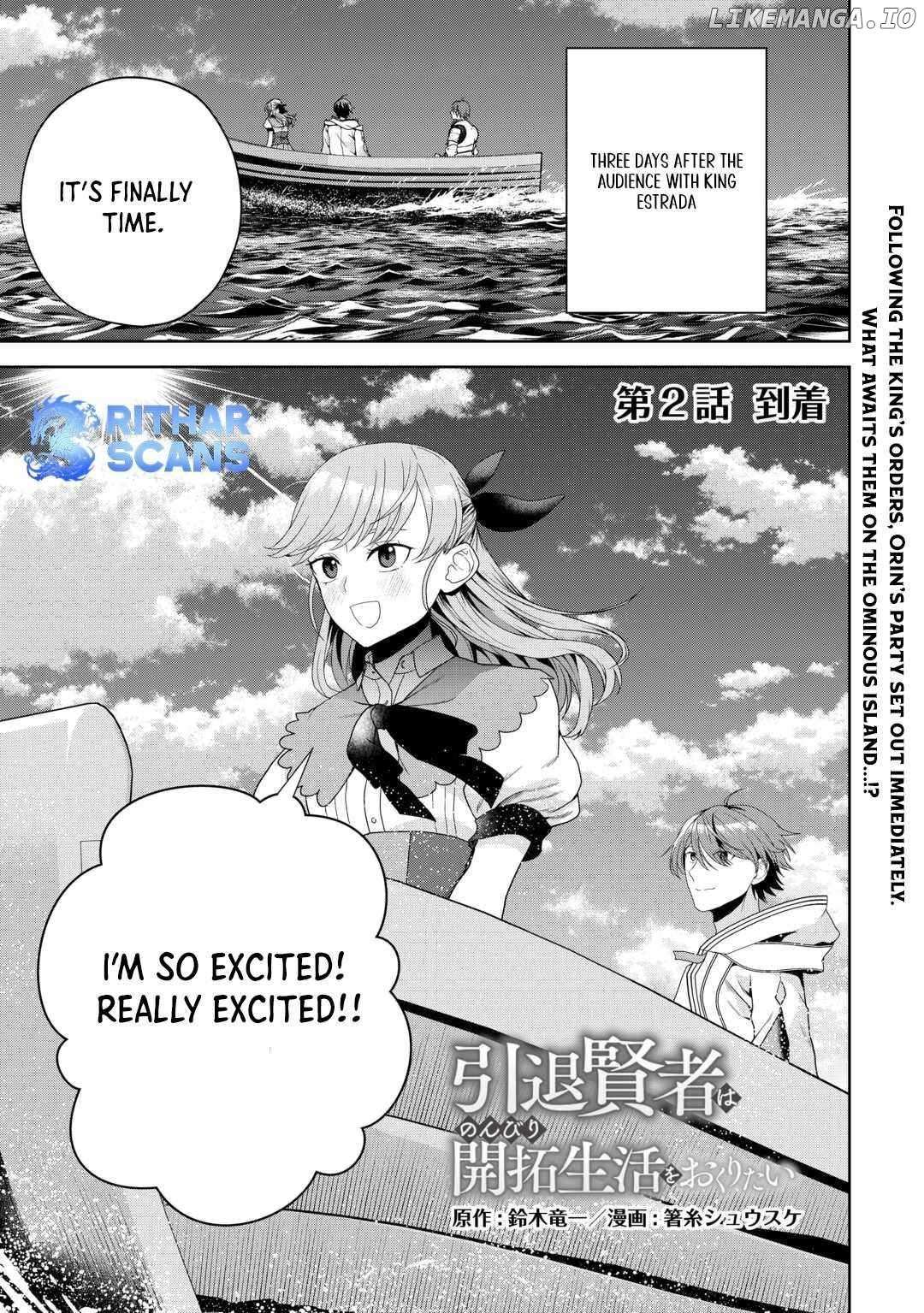 Intai Kenja wa Nonbiri Kaitaku Seikatsu wo Okuritai Chapter 2 page 1 - 