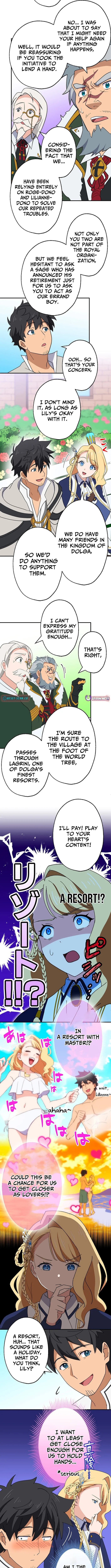 Intaishita Ossan Kenjada ga Manadeshi ga Tsuihou Sarete Kita no de Shoushin Ryokou ni Tsureteiku ~Surouraifu na Tabi no Tsumori ga, Nazeka Sekai Saikyou no Shitei ni Natte Ita~ Chapter 54 page 5 - 