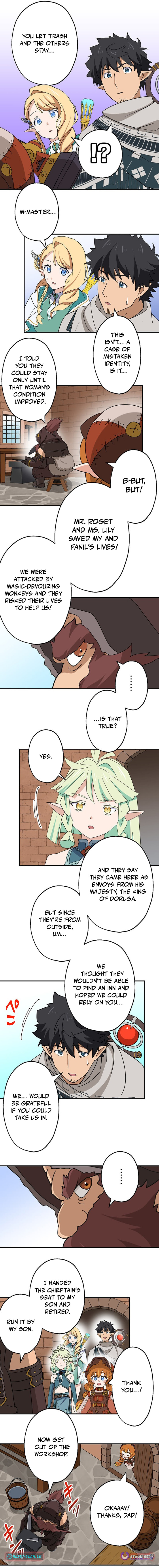 Intaishita Ossan Kenjada ga Manadeshi ga Tsuihou Sarete Kita no de Shoushin Ryokou ni Tsureteiku ~Surouraifu na Tabi no Tsumori ga, Nazeka Sekai Saikyou no Shitei ni Natte Ita~ Chapter 64 page 5 - 
