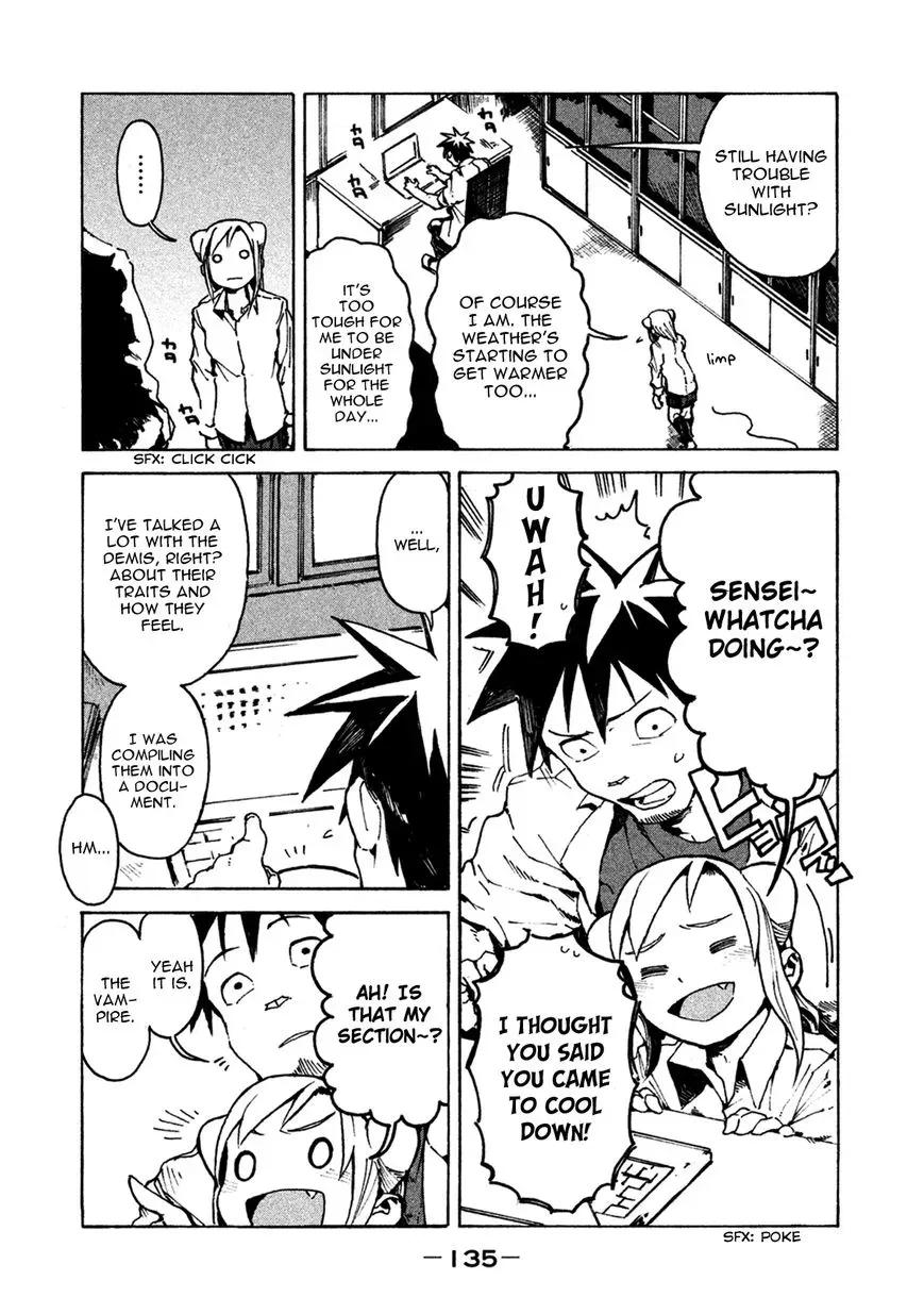 Interviews with Monster Girls Chapter 16.5 page 3 - 