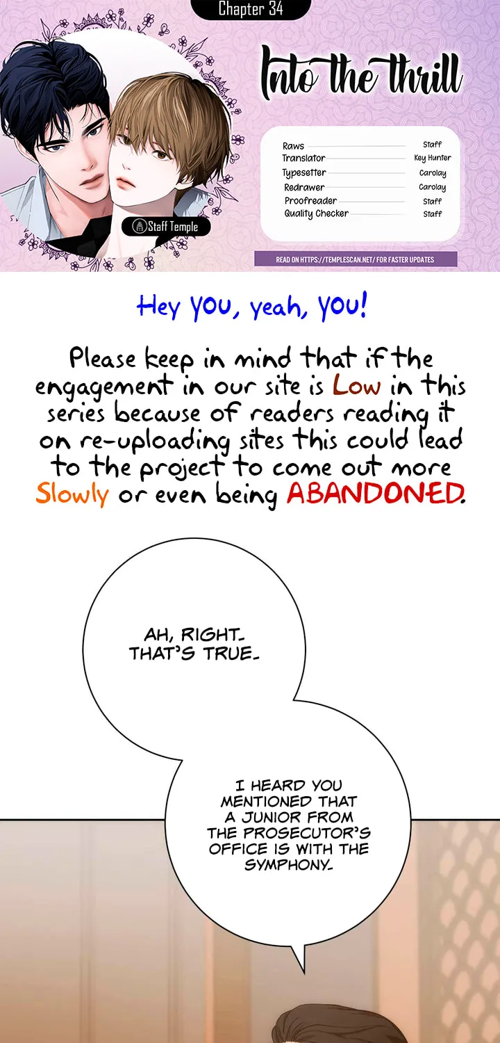 Into the Thrill Chapter 34 page 1 - 