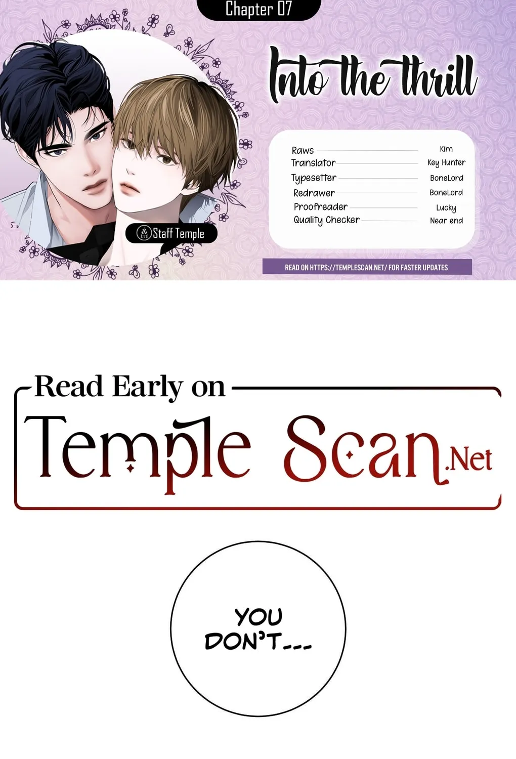 Into the Thrill Chapter 7 page 1 - 