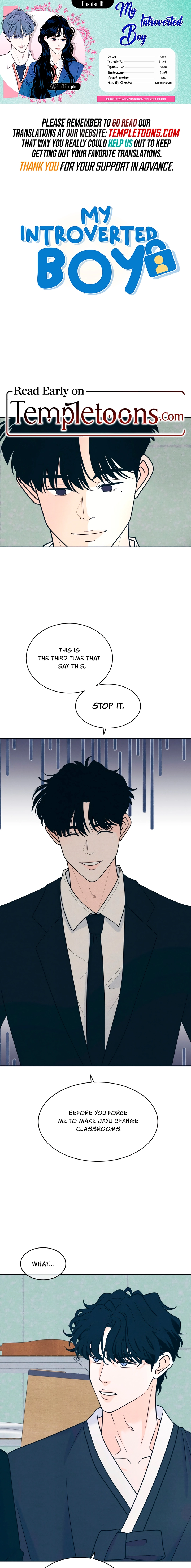 Introverted Us Chapter 111 page 1 - 