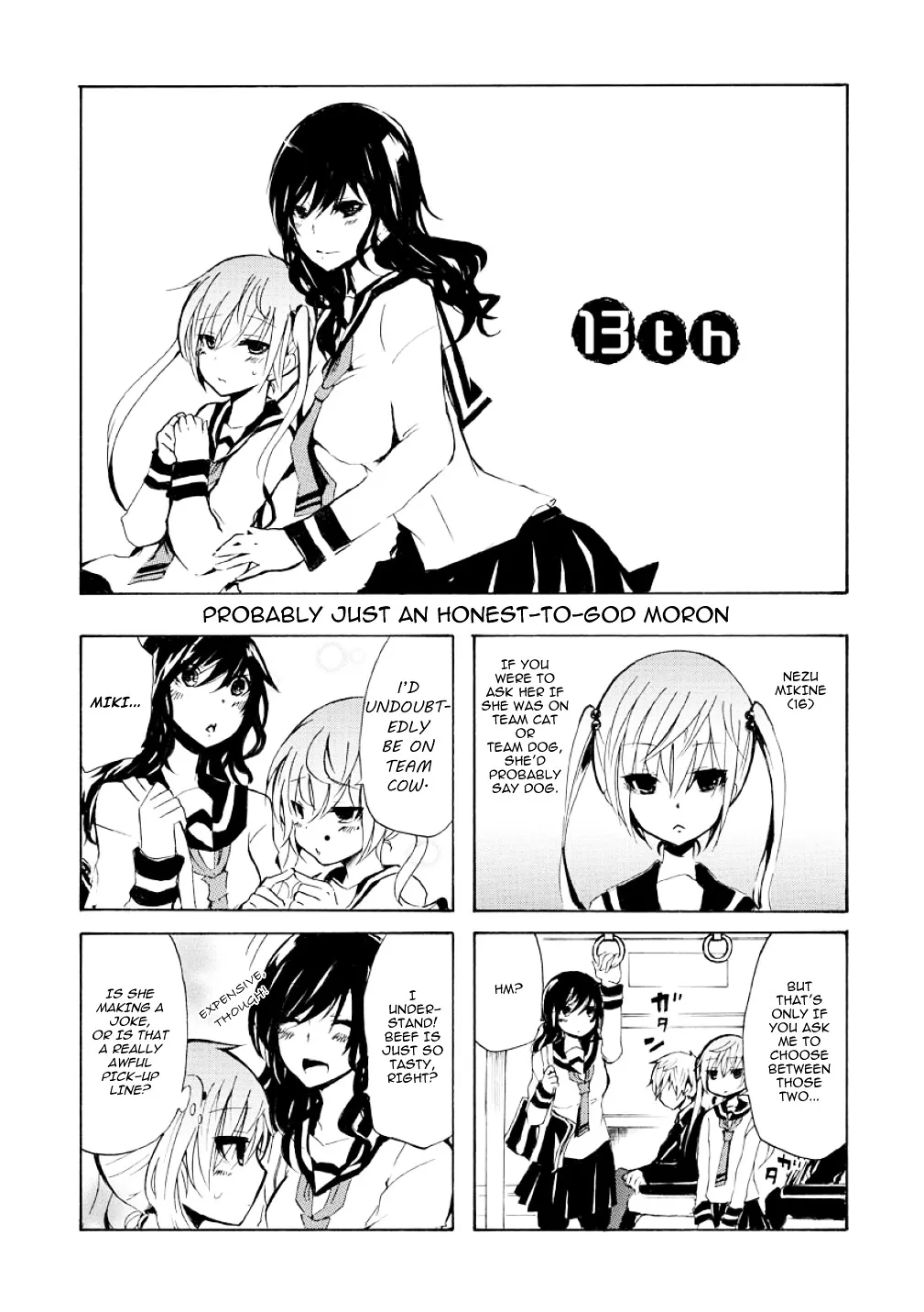 Inugami-San To Nekoyama-San Chapter 13 page 1 - 