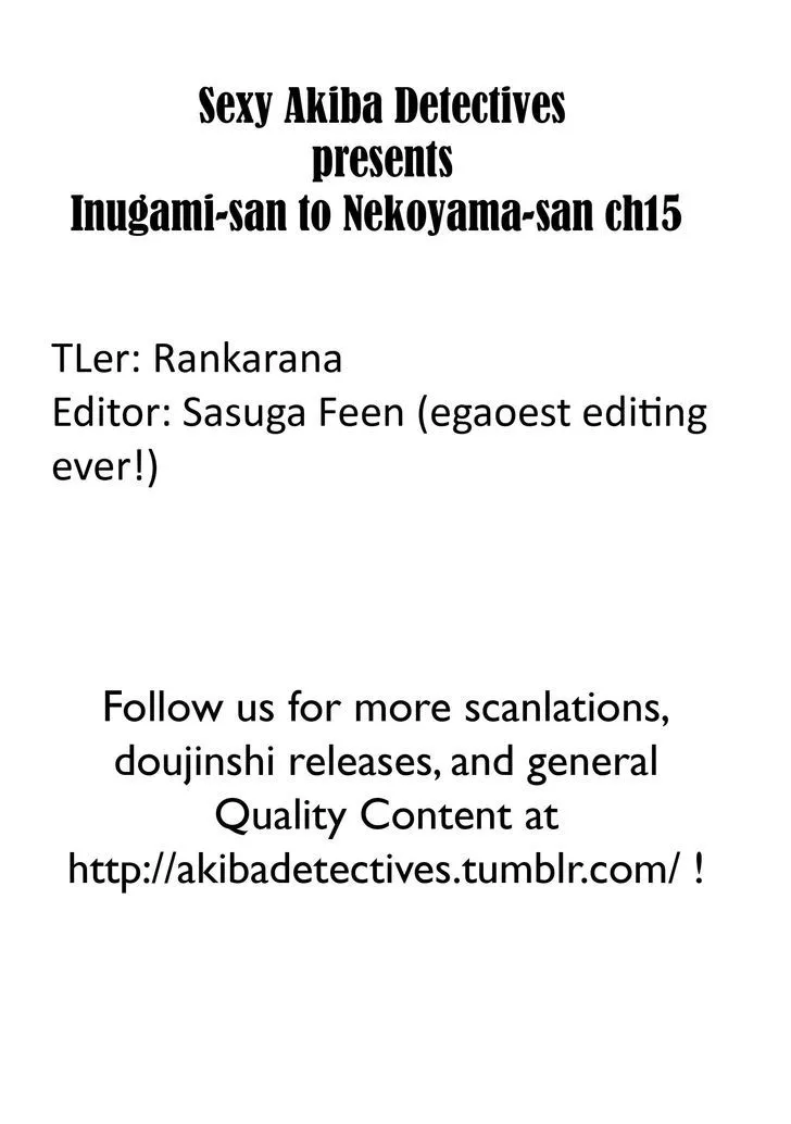 Inugami-San To Nekoyama-San Chapter 15 page 9 - 