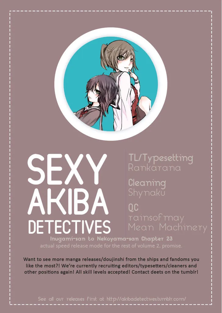 Inugami-San To Nekoyama-San Chapter 23 page 9 - 