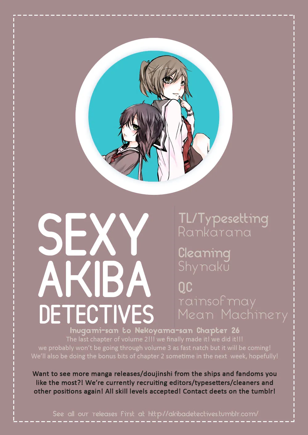 Inugami-San To Nekoyama-San Chapter 26 page 9 - 