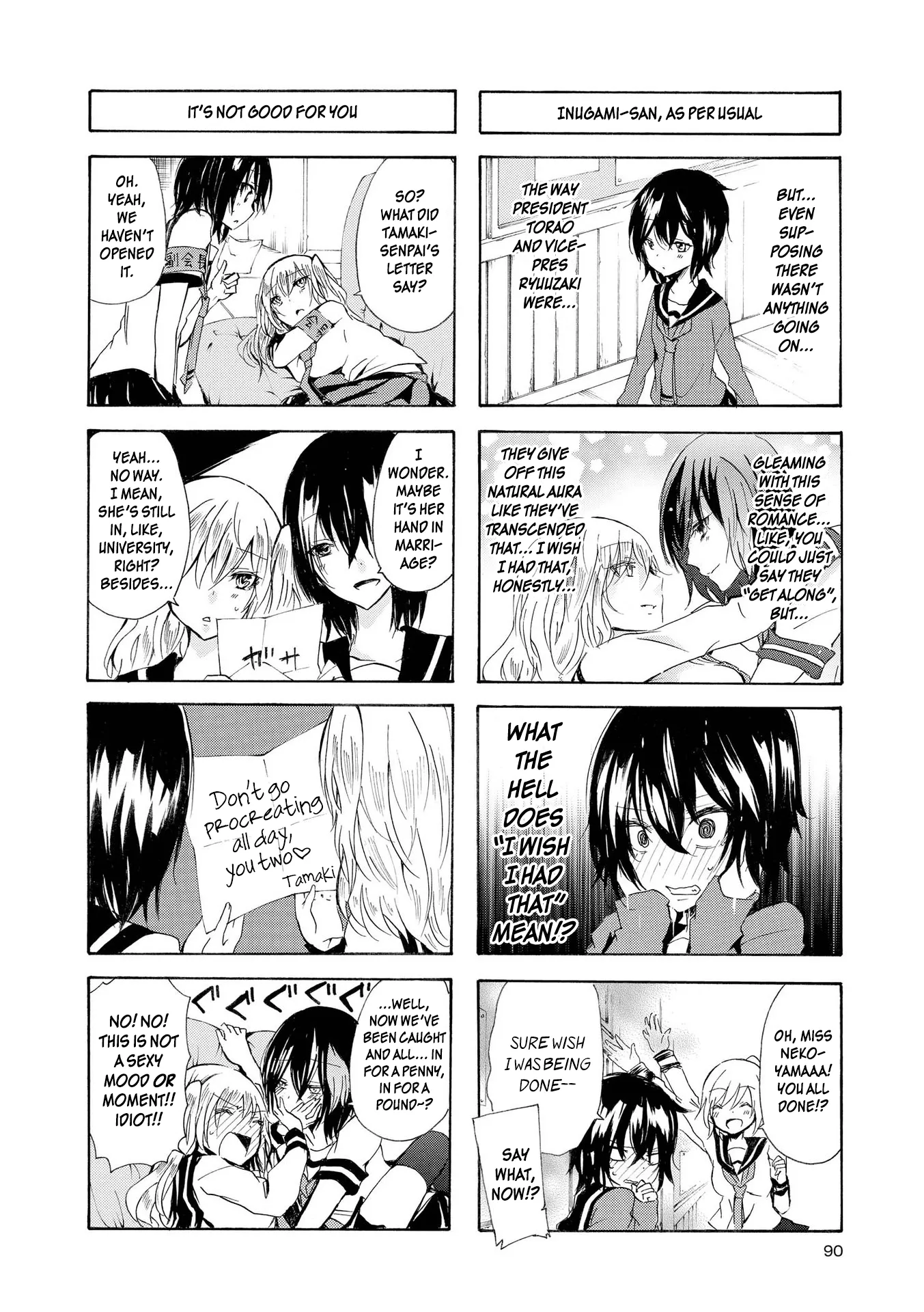 Inugami-San To Nekoyama-San Chapter 36 page 8 - 