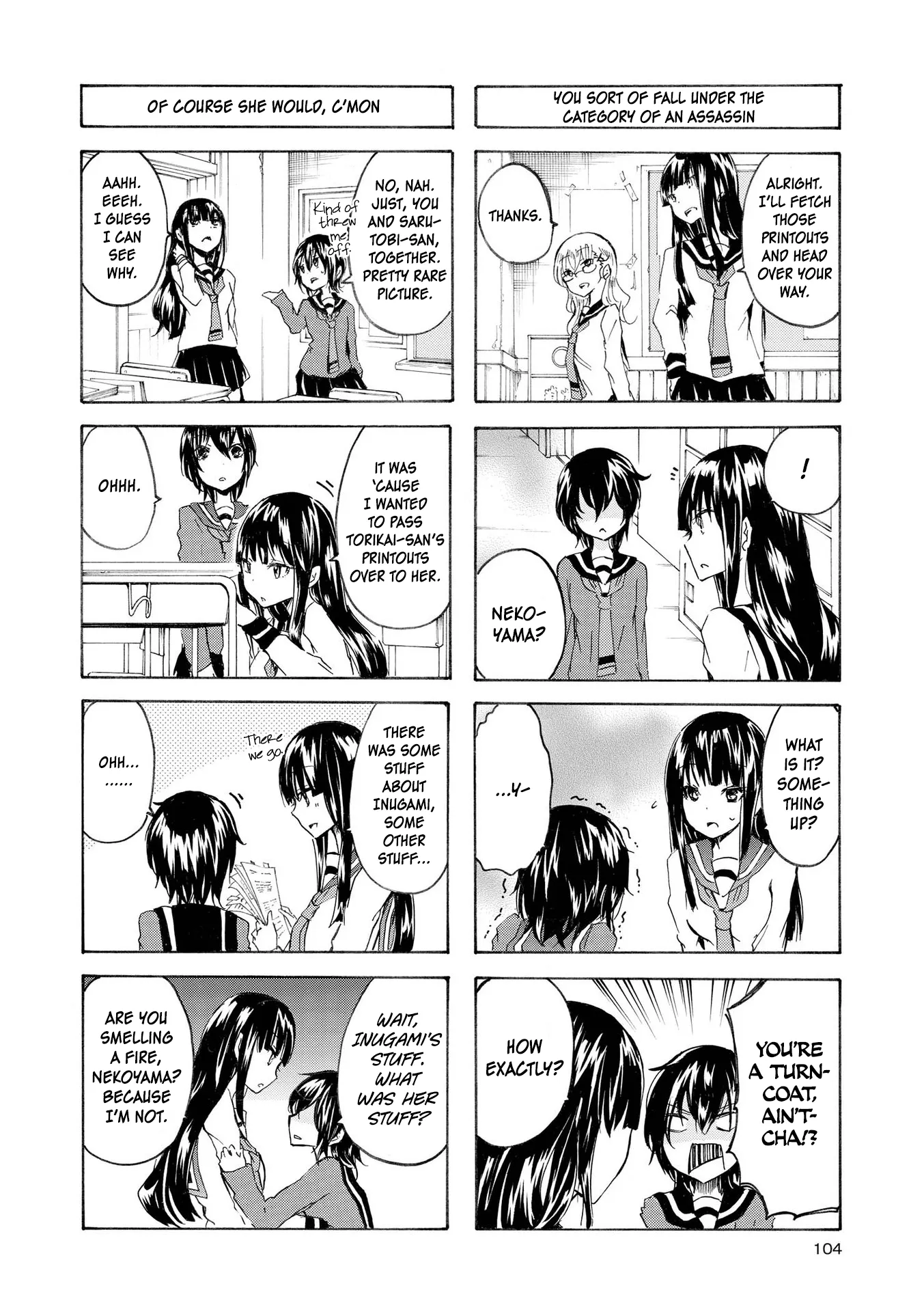 Inugami-San To Nekoyama-San Chapter 38 page 6 - 