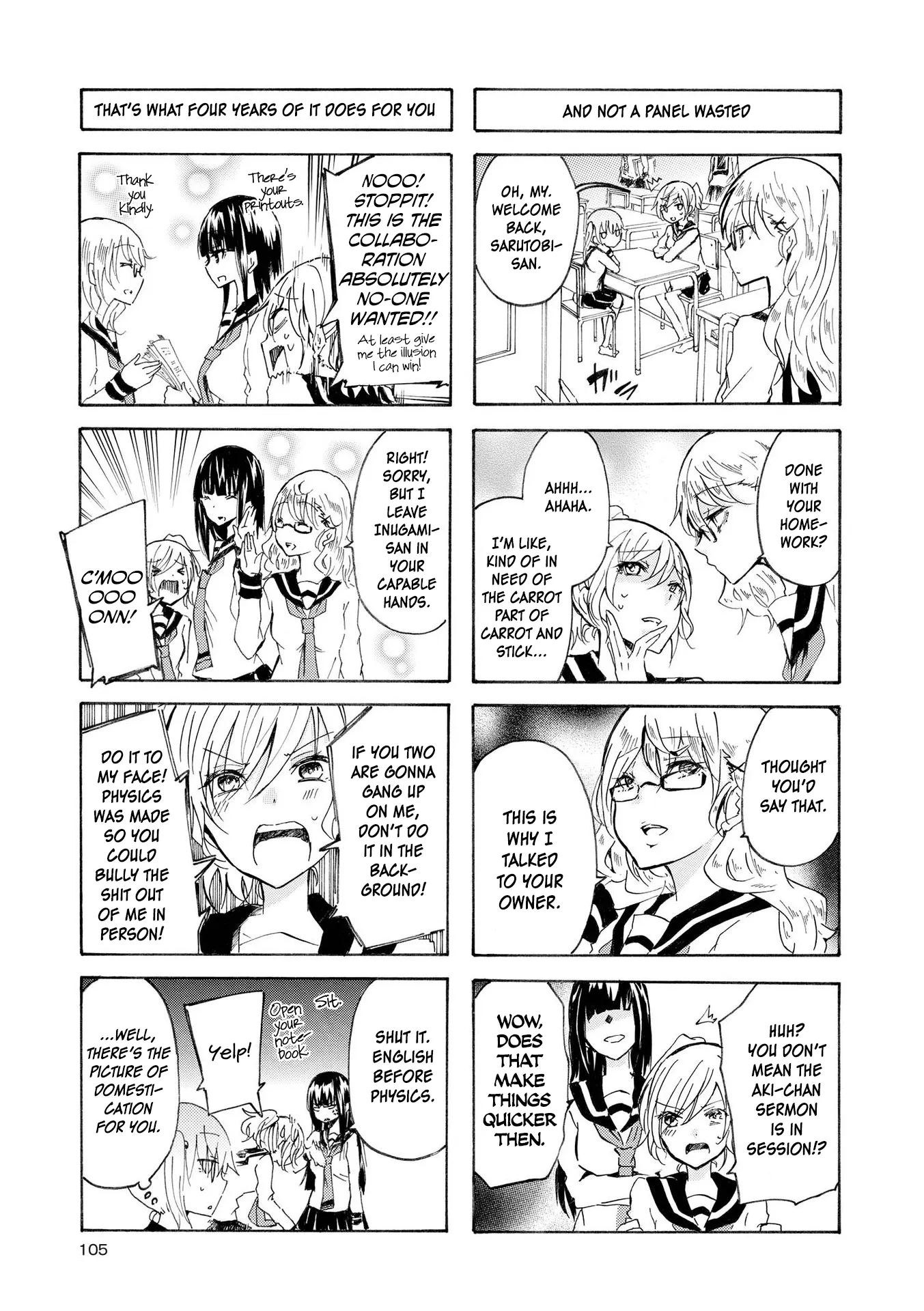 Inugami-San To Nekoyama-San Chapter 38 page 7 - 