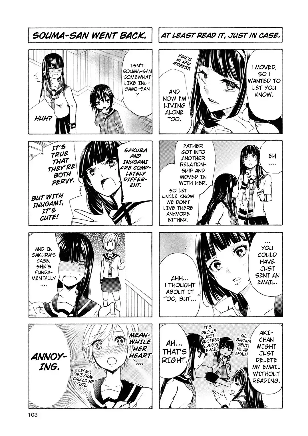 Inugami-San To Nekoyama-San Chapter 48 page 3 - 