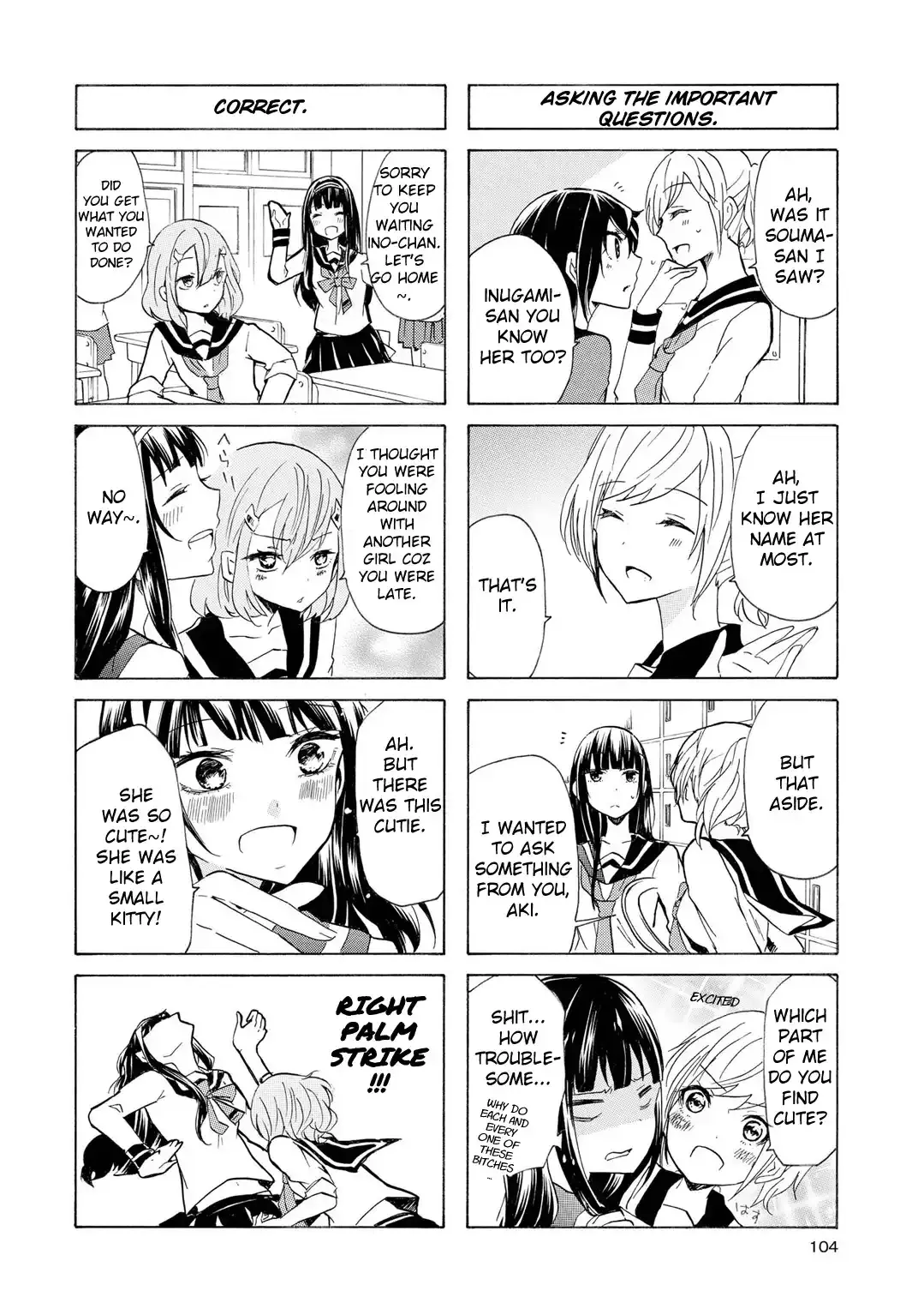 Inugami-San To Nekoyama-San Chapter 48 page 4 - 
