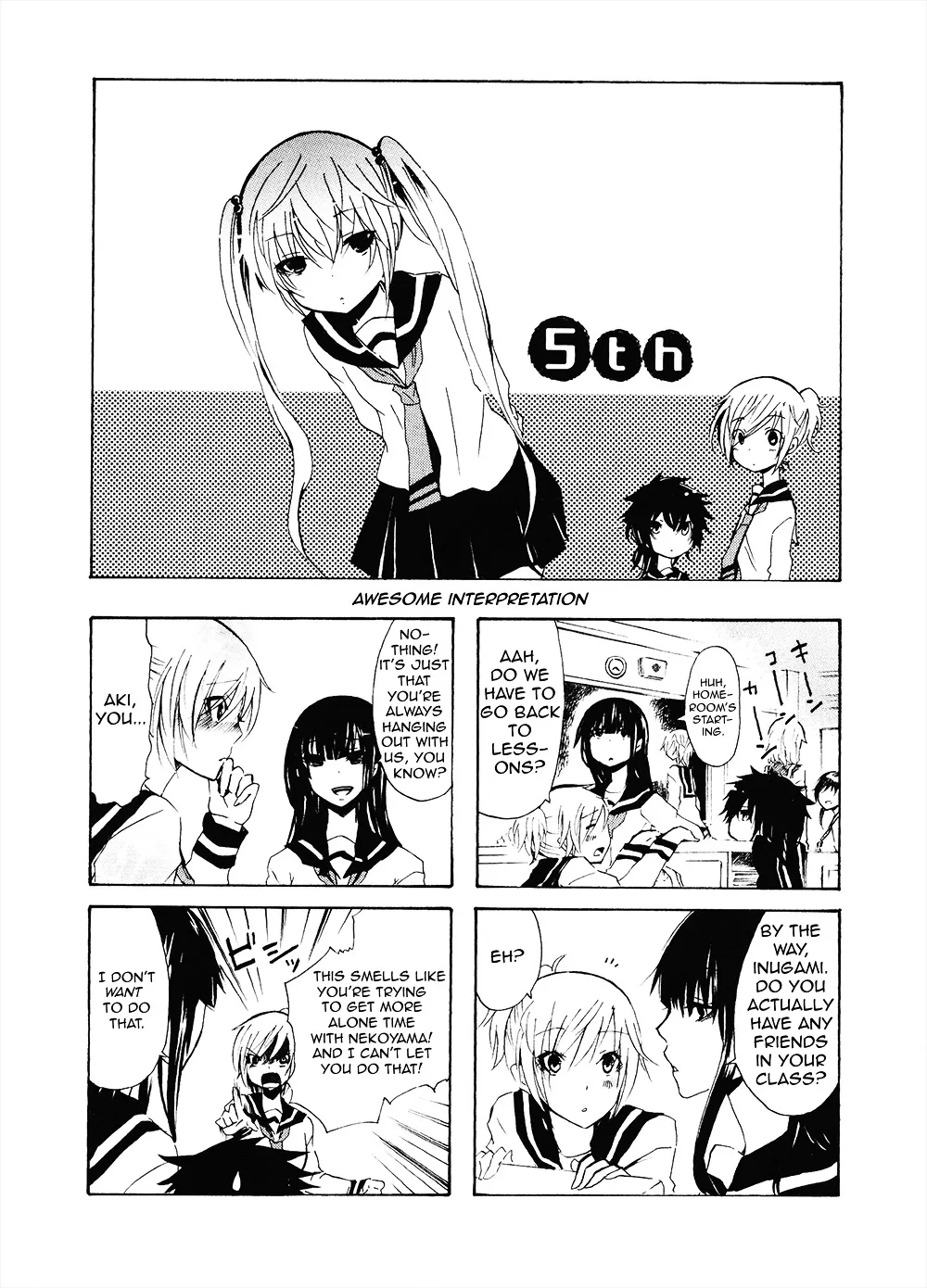 Inugami-San To Nekoyama-San Chapter 5 page 1 - 