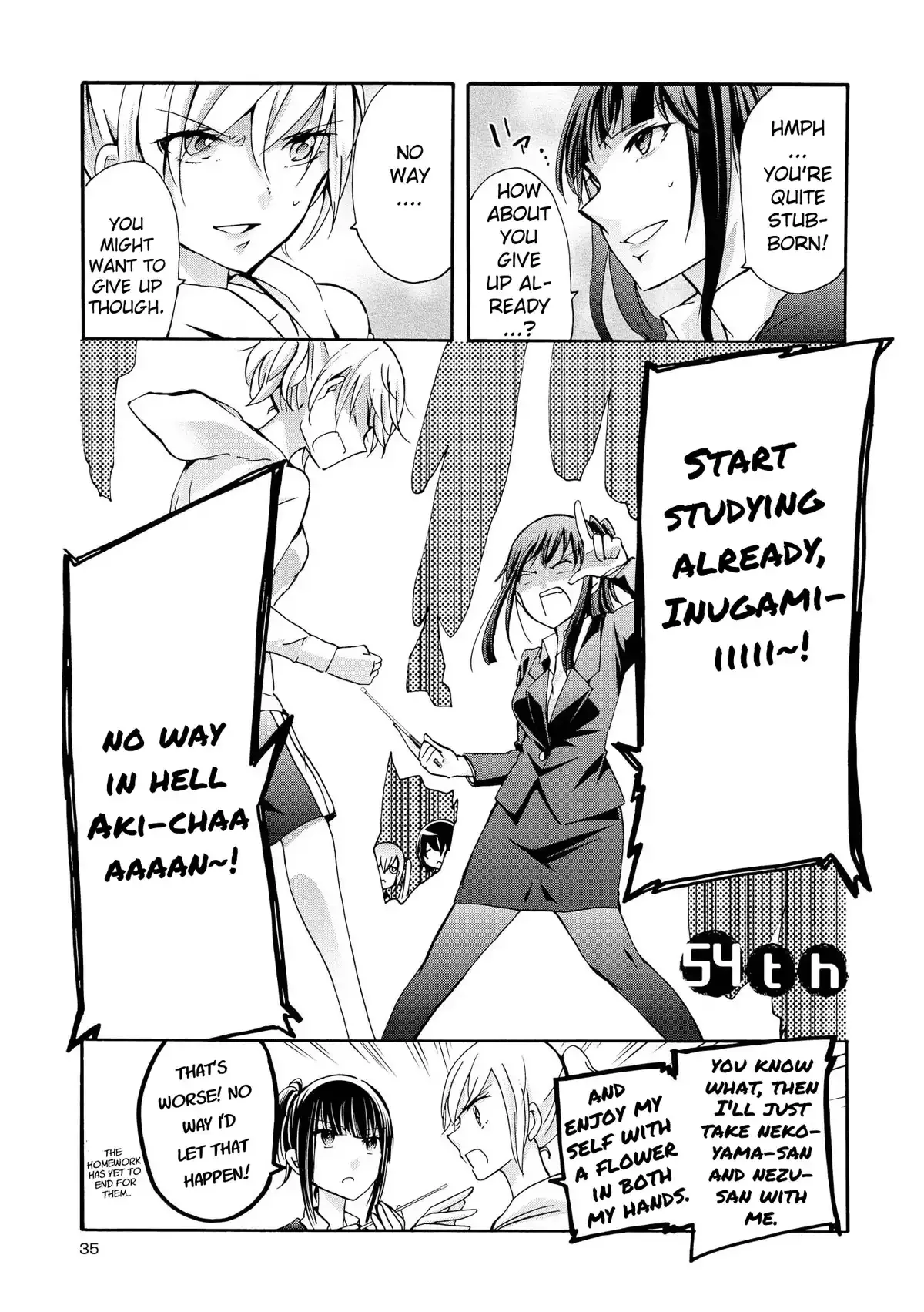 Inugami-San To Nekoyama-San Chapter 54 page 1 - 