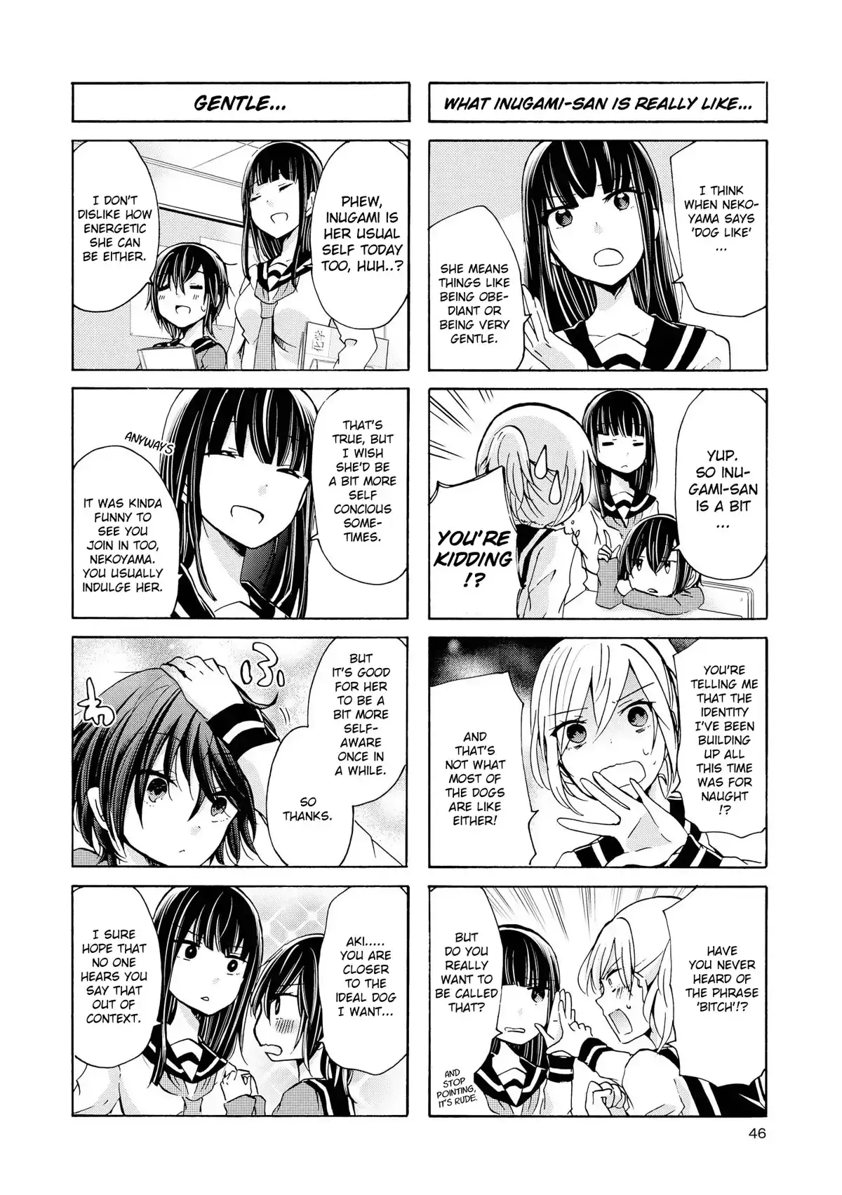 Inugami-San To Nekoyama-San Chapter 55 page 4 - 