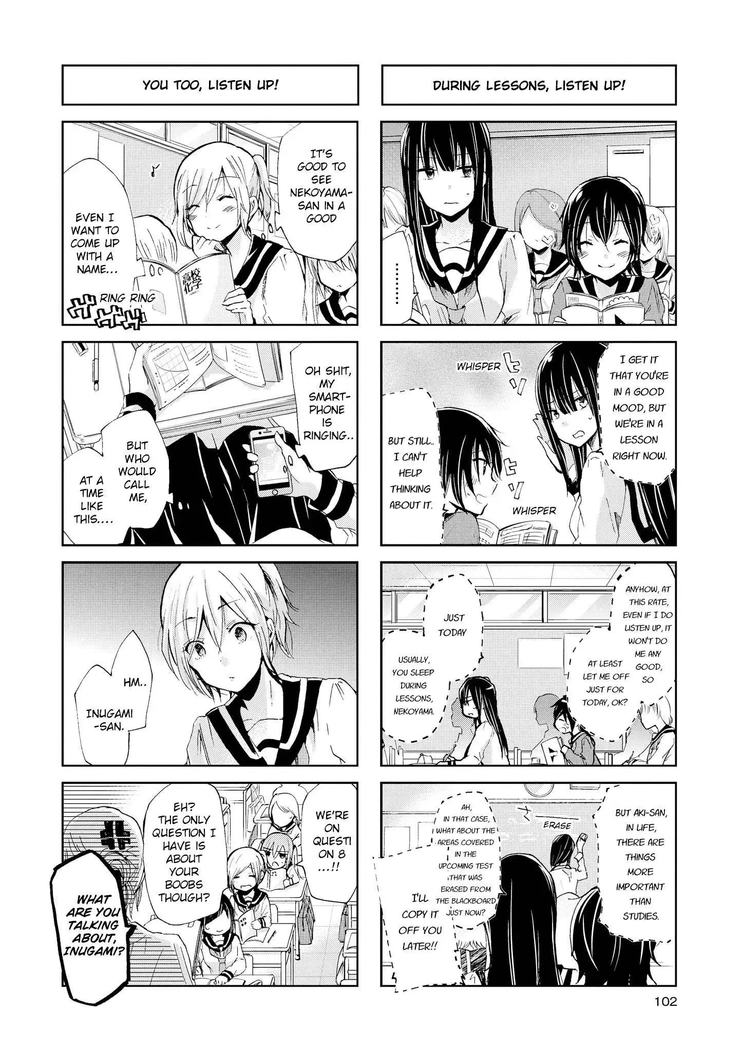 Inugami-San To Nekoyama-San Chapter 74 page 4 - 