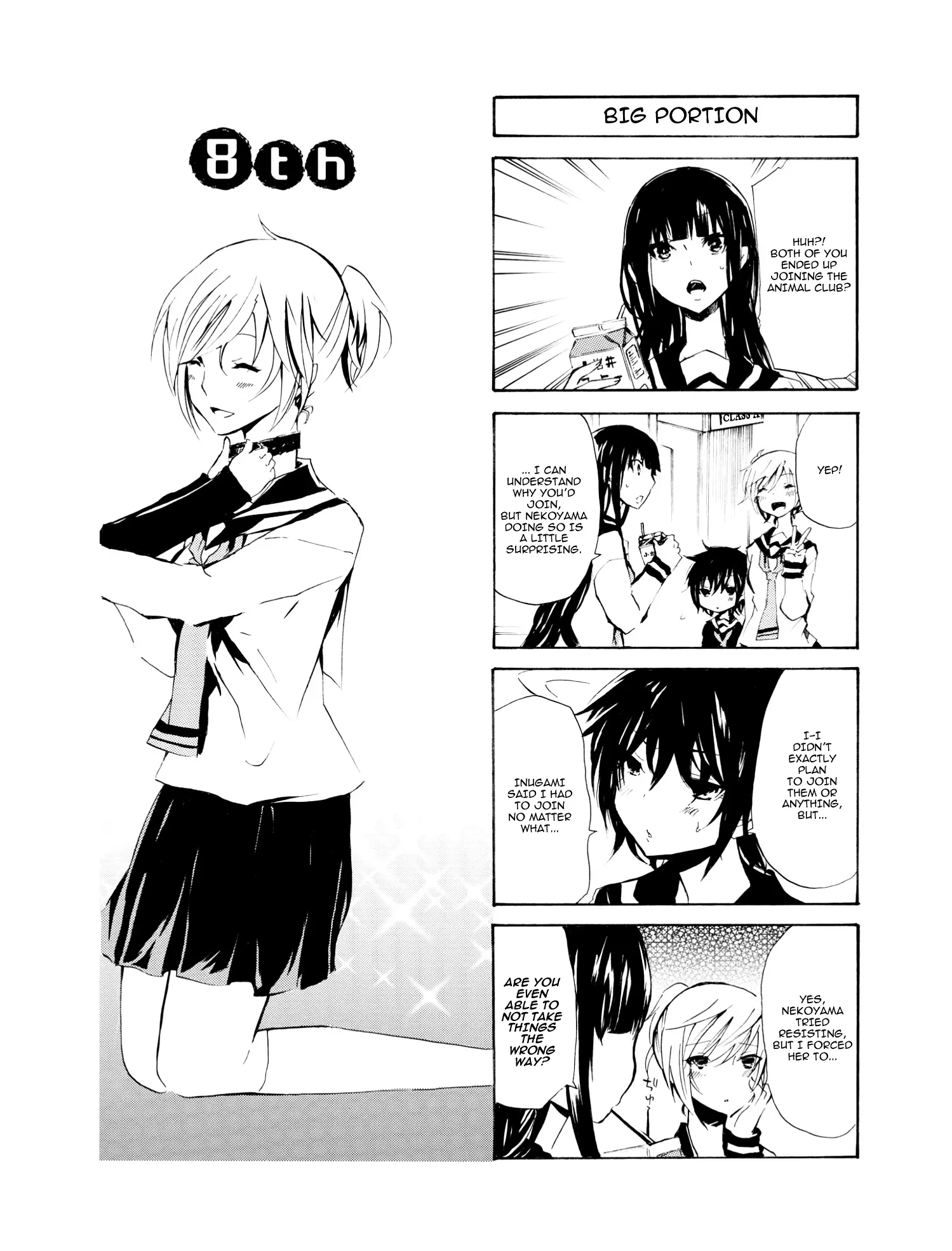 Inugami-San To Nekoyama-San Chapter 8 page 1 - 
