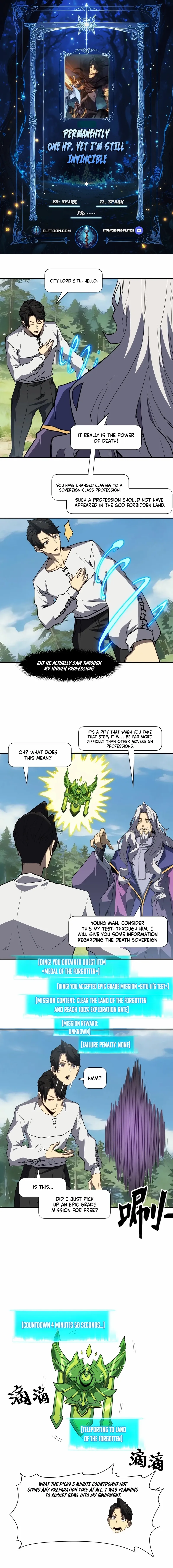 Invincible With Only a Single Point of HP Chapter 11 page 2 - 