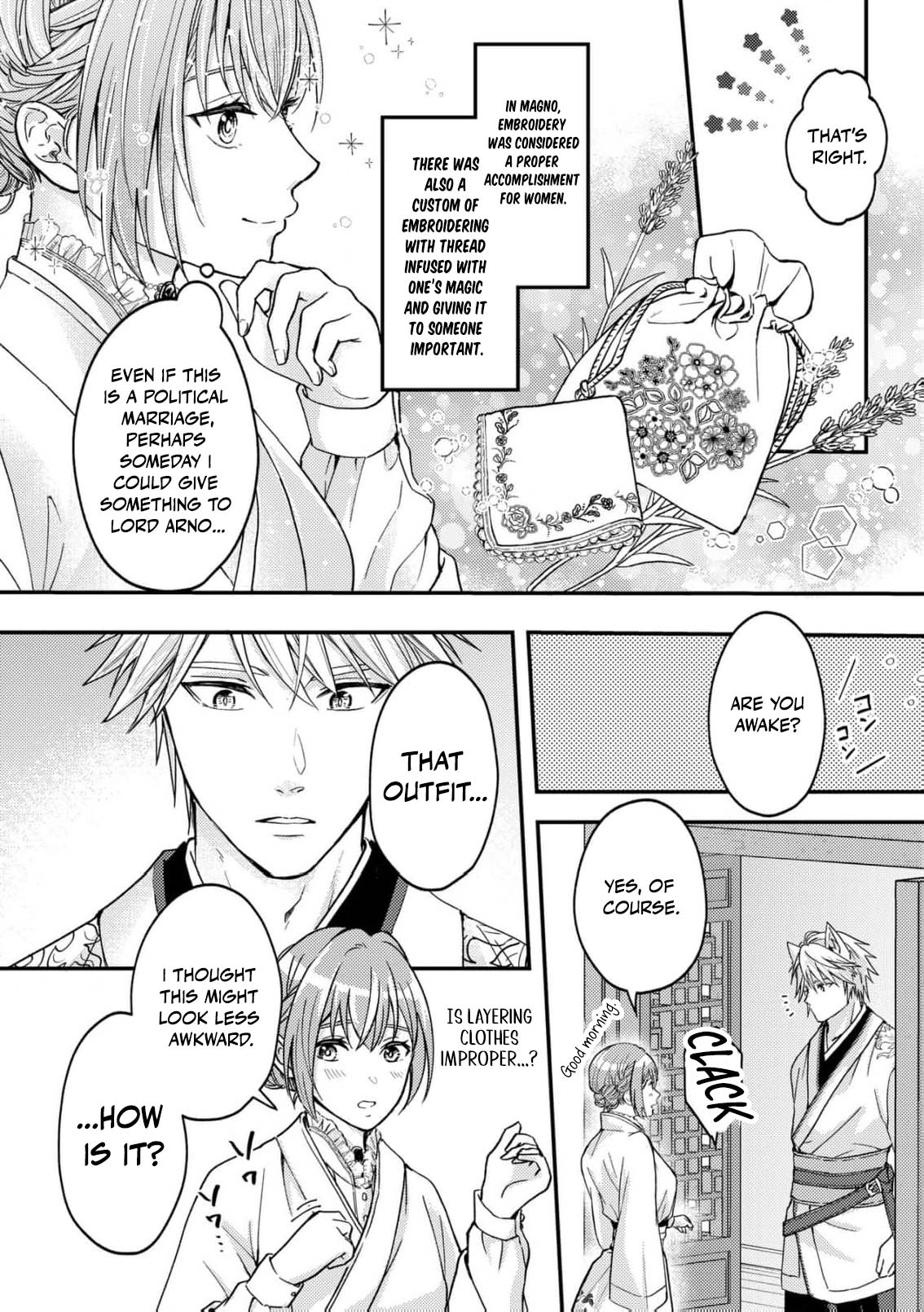 Ippiki Ookami no Hanayome - Kekkon Toujitsu ni "Kijo wo Aisenai" to Itteita Danna-sama no Yousu ga Okashii no desu ga Chapter 2 page 29 - 