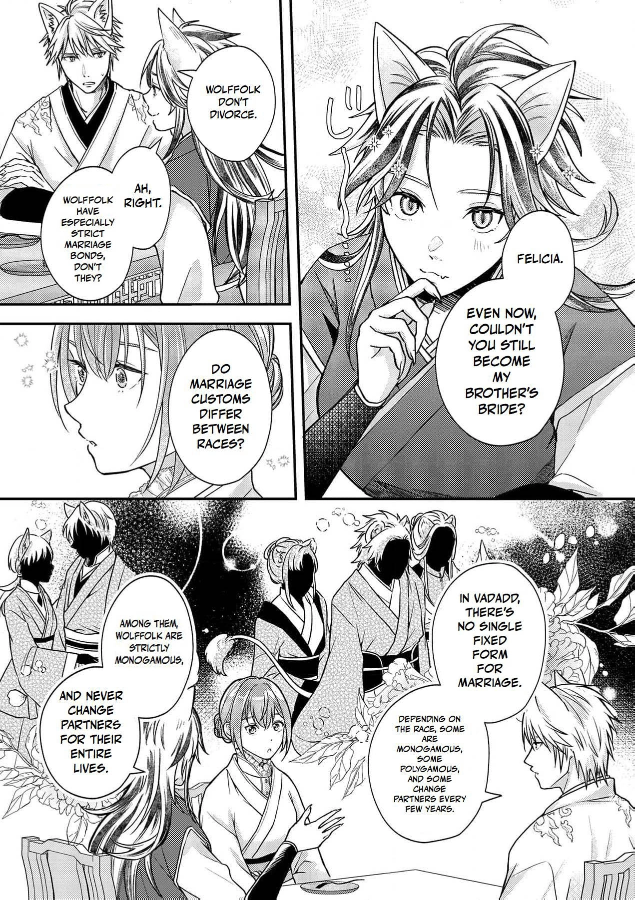 Ippiki Ookami no Hanayome - Kekkon Toujitsu ni "Kijo wo Aisenai" to Itteita Danna-sama no Yousu ga Okashii no desu ga Chapter 4 page 12 - 