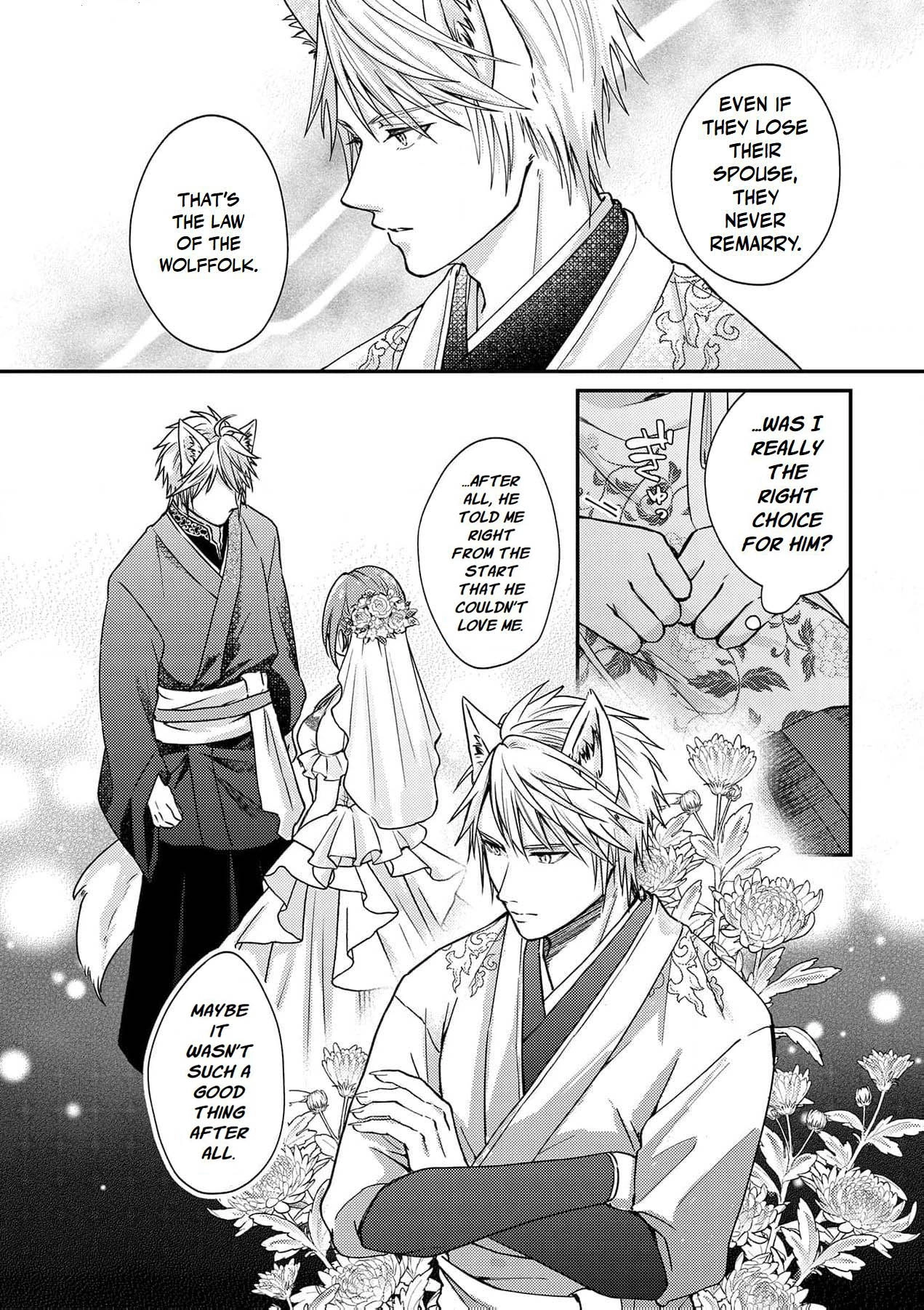 Ippiki Ookami no Hanayome - Kekkon Toujitsu ni "Kijo wo Aisenai" to Itteita Danna-sama no Yousu ga Okashii no desu ga Chapter 4 page 13 - 