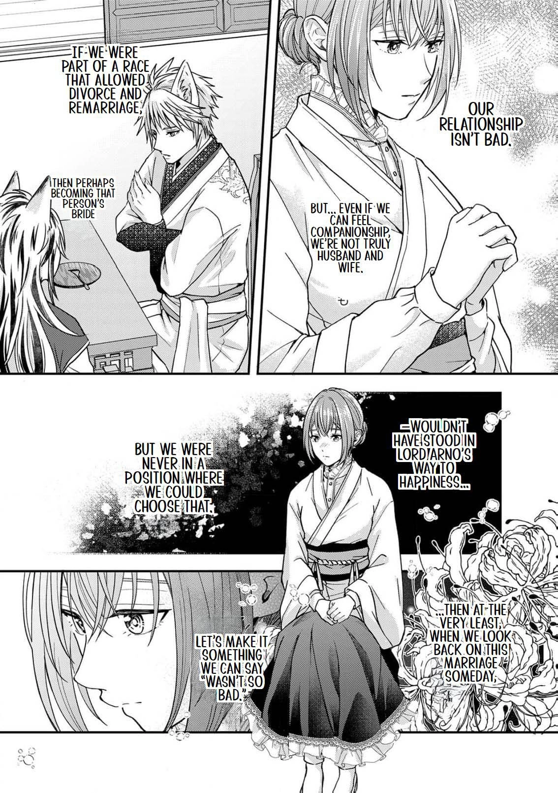 Ippiki Ookami no Hanayome - Kekkon Toujitsu ni "Kijo wo Aisenai" to Itteita Danna-sama no Yousu ga Okashii no desu ga Chapter 4 page 14 - 
