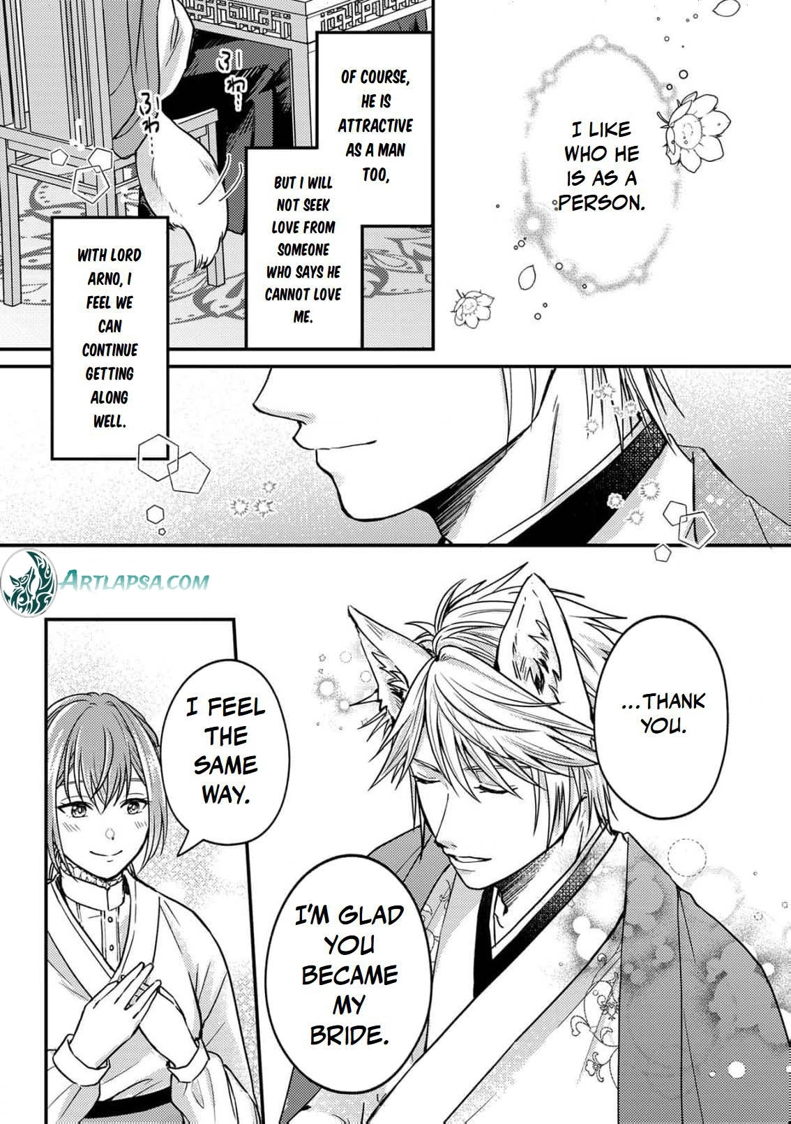 Ippiki Ookami no Hanayome - Kekkon Toujitsu ni "Kijo wo Aisenai" to Itteita Danna-sama no Yousu ga Okashii no desu ga Chapter 5 page 16 - 