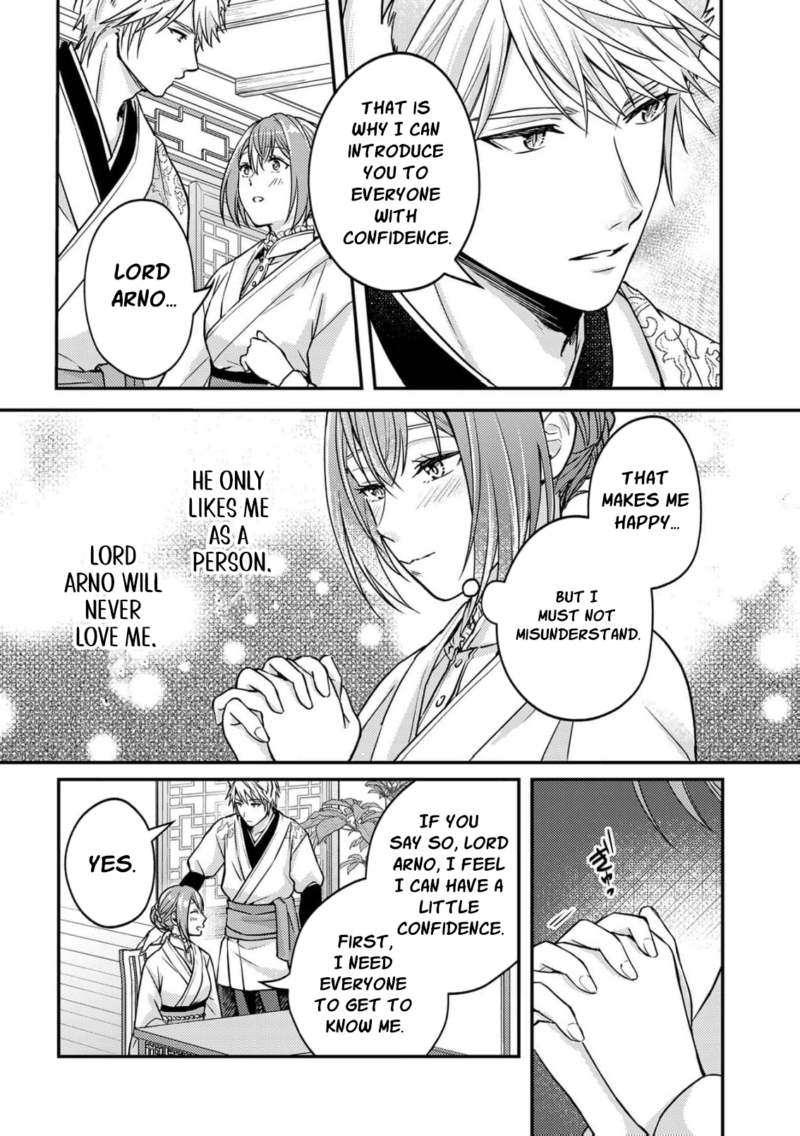 Ippiki Ookami no Hanayome - Kekkon Toujitsu ni "Kijo wo Aisenai" to Itteita Danna-sama no Yousu ga Okashii no desu ga Chapter 6 page 12 - 