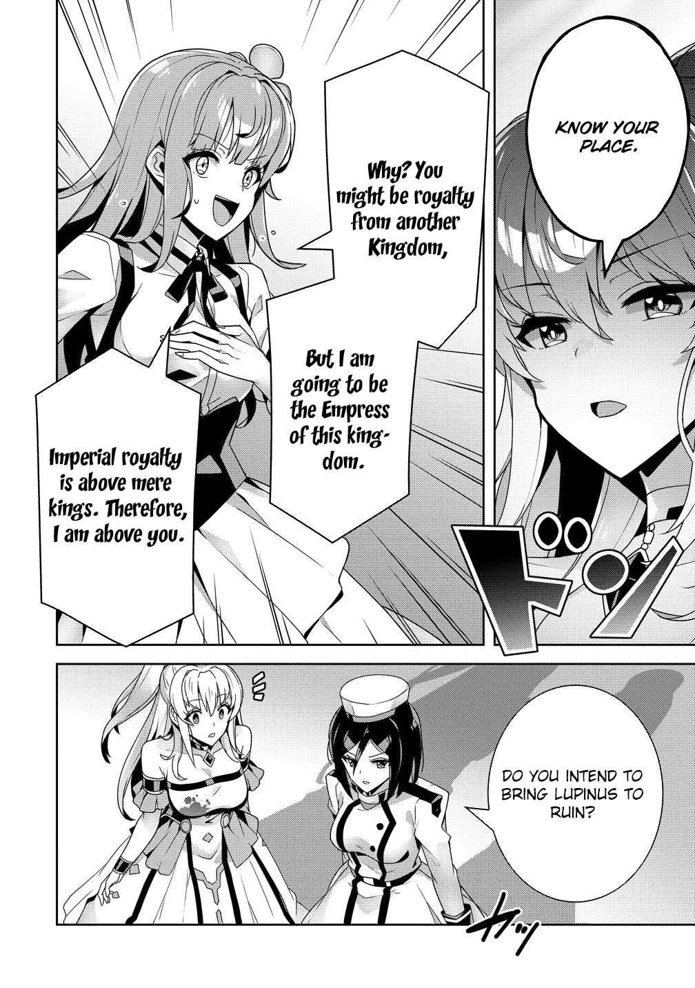 Iranai Akuyaku Reijou, Waga Kuni de Hikitorimasu wa Yuushuu na Go-reijoukata o Tsuihou da Nante Orokana Mane, Kuni o Horoboshimashite yo? Chapter 14 page 30 - 