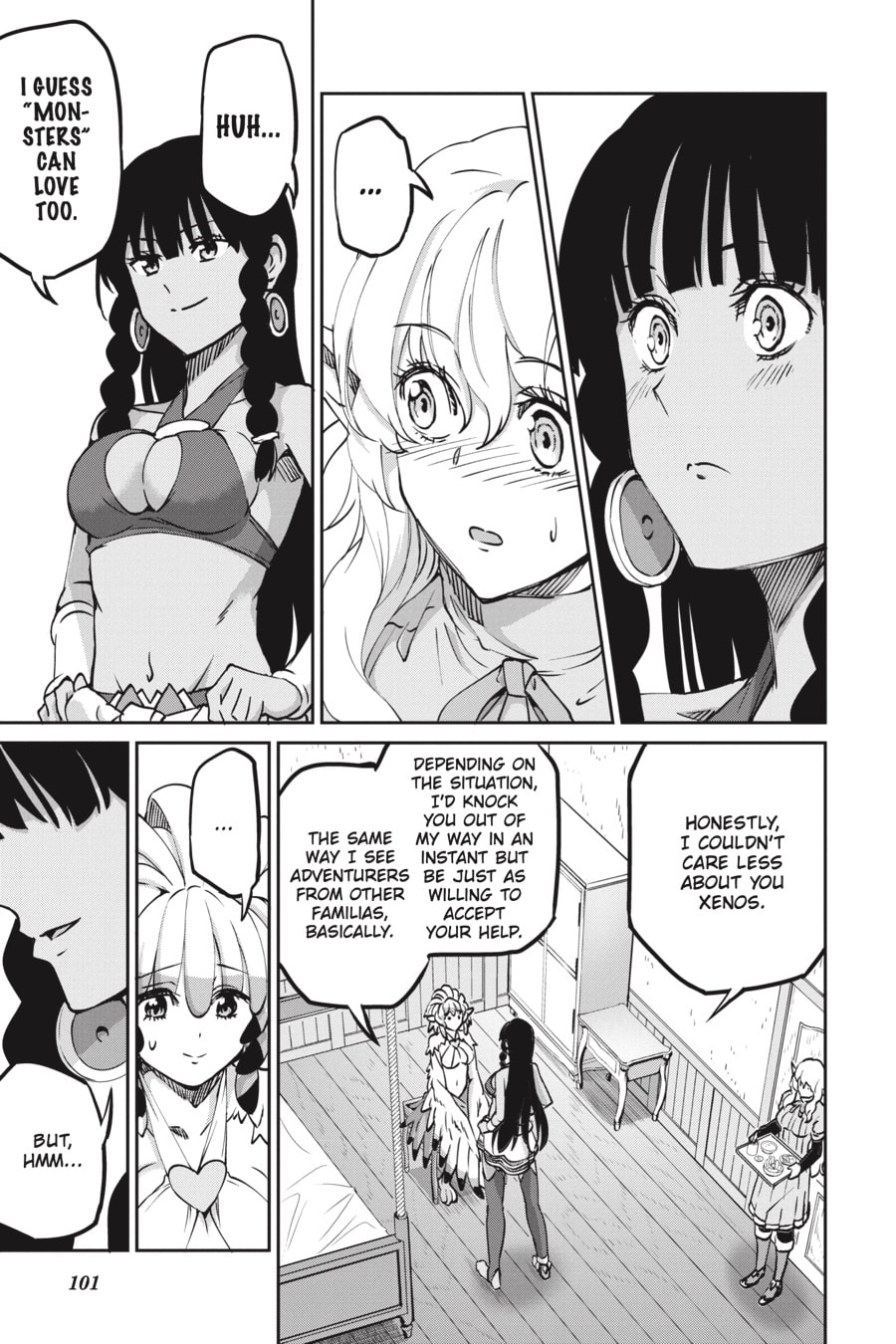 Is It Wrong to Try to Pick Up Girls in a Dungeon? On the Side: Sword Oratoria Chapter 0 page 102 - 