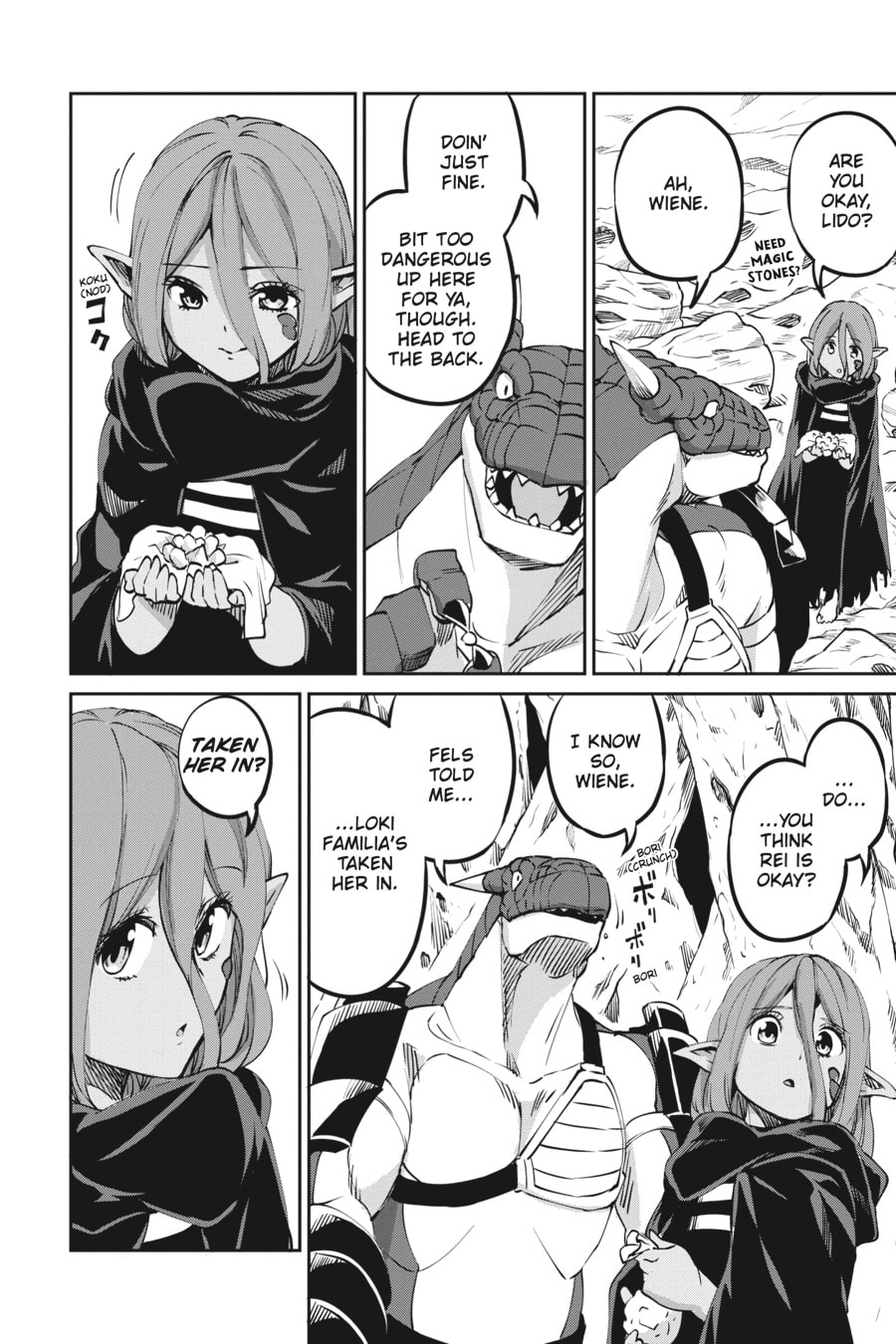 Is It Wrong to Try to Pick Up Girls in a Dungeon? On the Side: Sword Oratoria Chapter 0 page 111 - 
