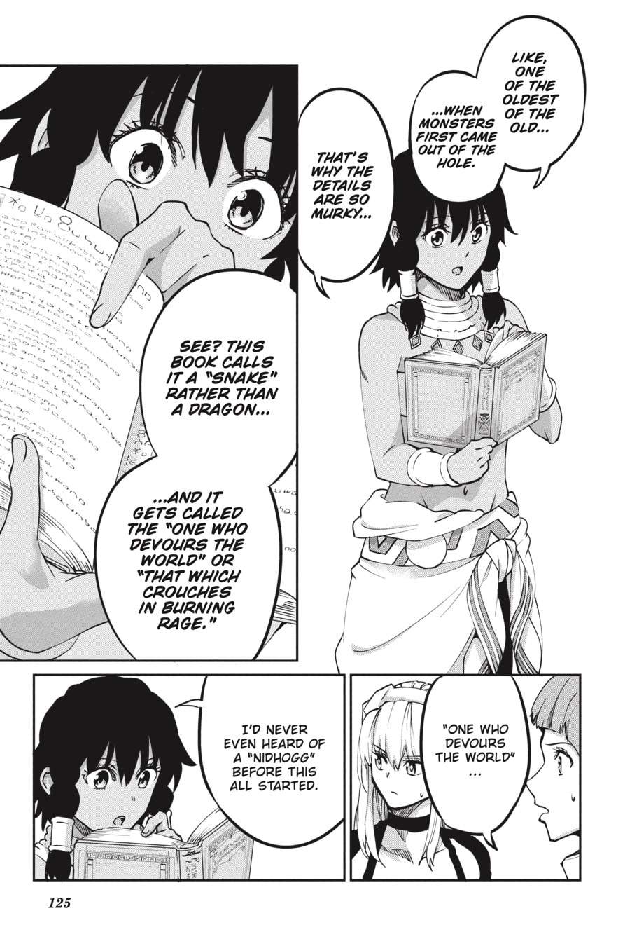 Is It Wrong to Try to Pick Up Girls in a Dungeon? On the Side: Sword Oratoria Chapter 0 page 125 - 