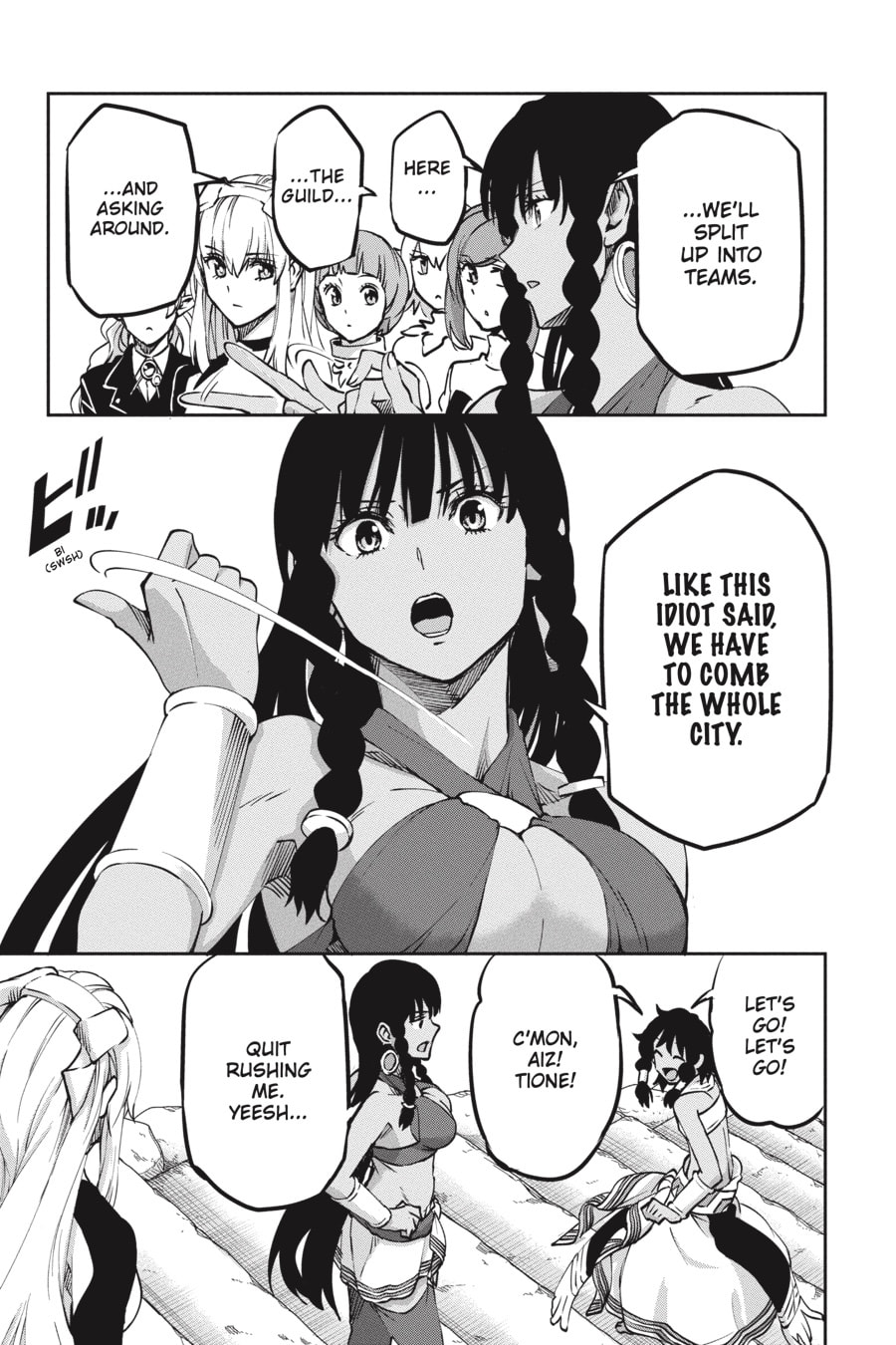 Is It Wrong to Try to Pick Up Girls in a Dungeon? On the Side: Sword Oratoria Chapter 0 page 129 - 