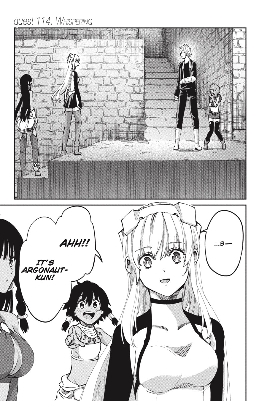 Is It Wrong to Try to Pick Up Girls in a Dungeon? On the Side: Sword Oratoria Chapter 0 page 135 - 