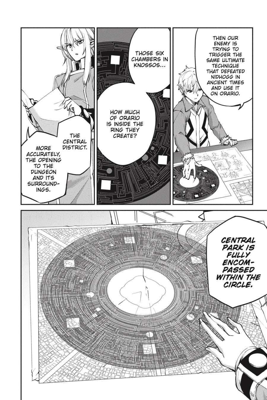Is It Wrong to Try to Pick Up Girls in a Dungeon? On the Side: Sword Oratoria Chapter 0 page 148 - 