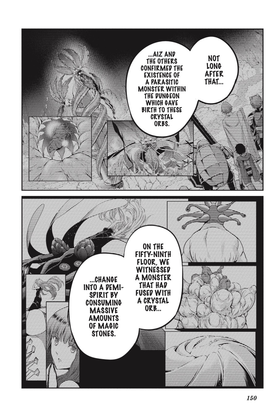 Is It Wrong to Try to Pick Up Girls in a Dungeon? On the Side: Sword Oratoria Chapter 0 page 150 - 