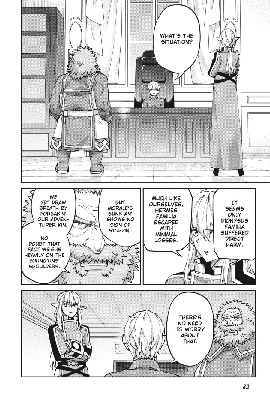Is It Wrong to Try to Pick Up Girls in a Dungeon? On the Side: Sword Oratoria Chapter 0 page 34 - 