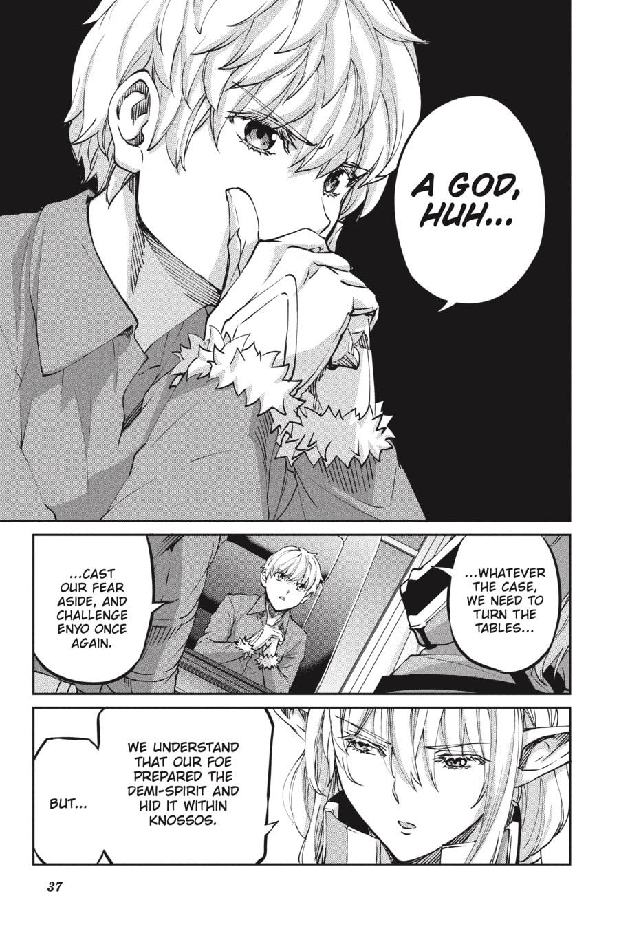 Is It Wrong to Try to Pick Up Girls in a Dungeon? On the Side: Sword Oratoria Chapter 0 page 39 - 