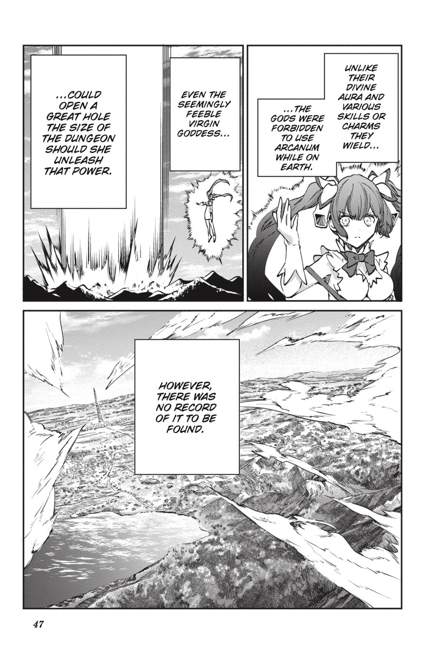 Is It Wrong to Try to Pick Up Girls in a Dungeon? On the Side: Sword Oratoria Chapter 0 page 49 - 