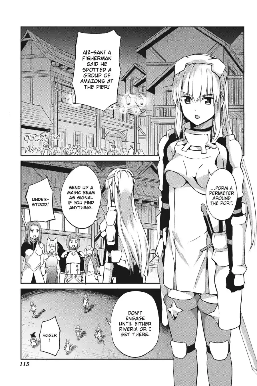Is It Wrong to Try to Pick Up Girls in a Dungeon? On the Side: Sword Oratoria Chapter 1.5 page 1 - 