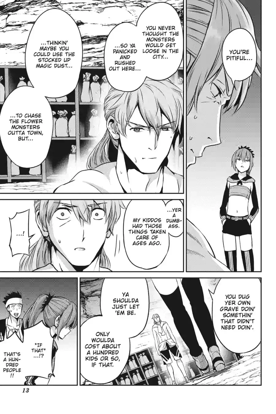 Is It Wrong to Try to Pick Up Girls in a Dungeon? On the Side: Sword Oratoria Chapter 1.7 page 11 - 