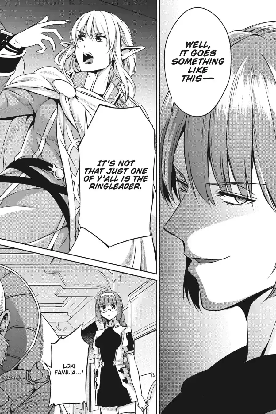 Is It Wrong to Try to Pick Up Girls in a Dungeon? On the Side: Sword Oratoria Chapter 1.7 page 4 - 