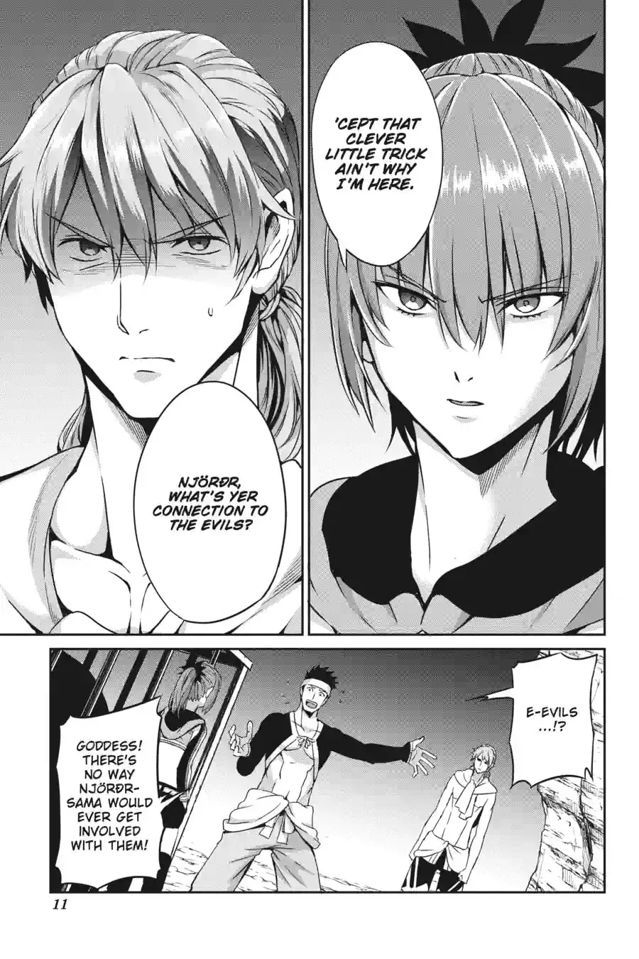 Is It Wrong to Try to Pick Up Girls in a Dungeon? On the Side: Sword Oratoria Chapter 1.7 page 9 - 