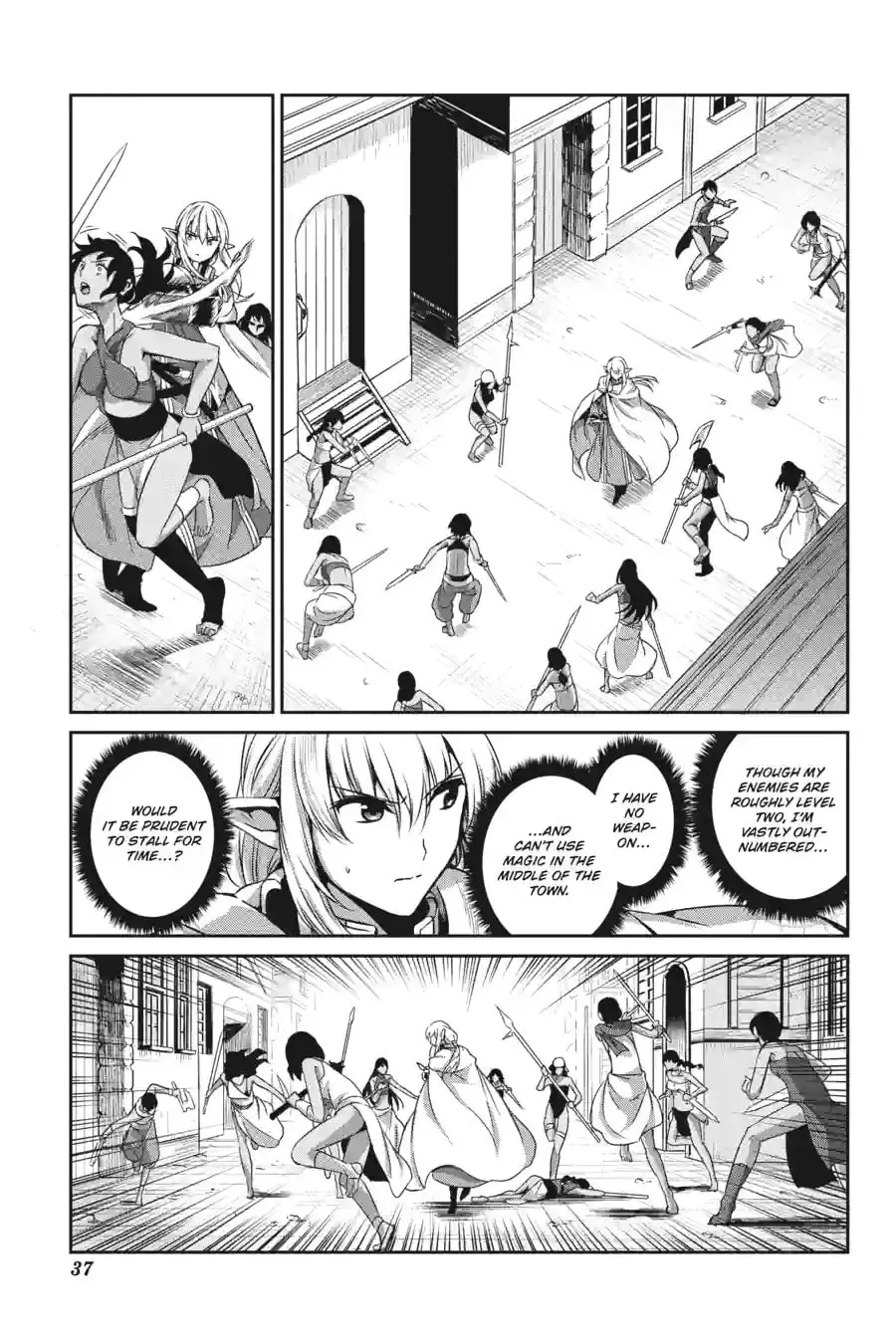 Is It Wrong to Try to Pick Up Girls in a Dungeon? On the Side: Sword Oratoria Chapter 1.8 page 1 - 
