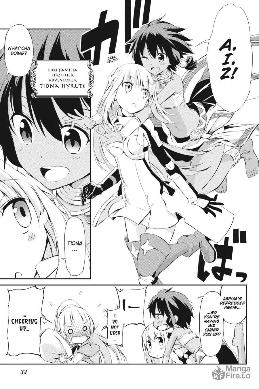 Is It Wrong to Try to Pick Up Girls in a Dungeon? On the Side: Sword Oratoria Chapter 1 page 30 - 