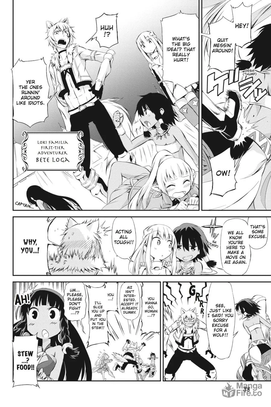 Is It Wrong to Try to Pick Up Girls in a Dungeon? On the Side: Sword Oratoria Chapter 1 page 35 - 